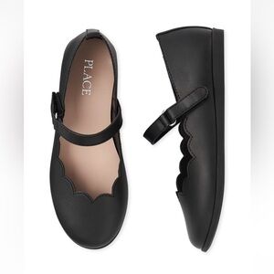 🆕 Girls Comfort Flex Mary Jane Shoes - Black -Sz 1